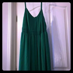 Torrid green dress.